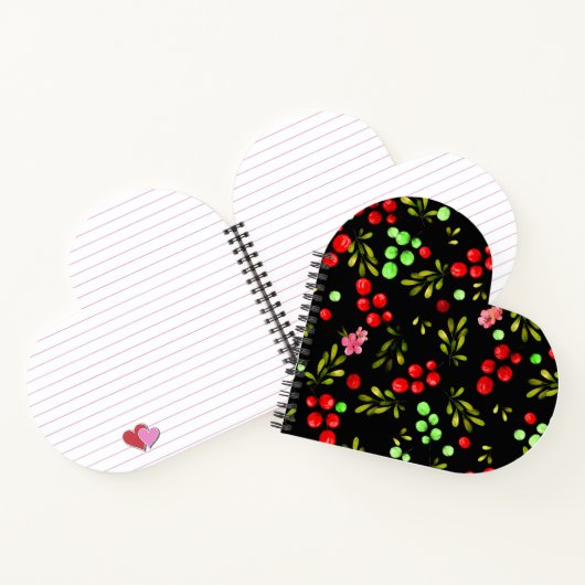 Berries Pattern Notitieboek (Binnen)