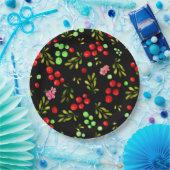 Berries Pattern Papieren Bordje (Feest)