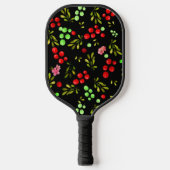 Berries Pattern Pickleball Paddle (Voorkant)