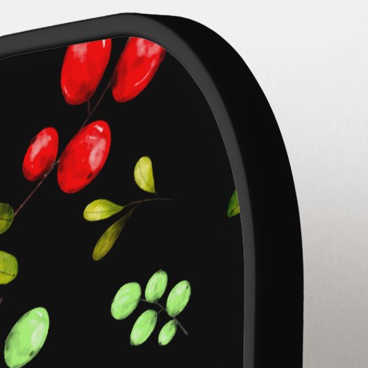 Berries Pattern Pickleball Paddle (Links Detail)