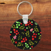 Berries Pattern Sleutelhanger (Achterkant)