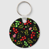 Berries Pattern Sleutelhanger (Achterkant)