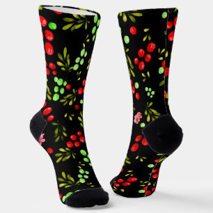 Berries Pattern Sokken
