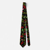 Berries Pattern Stropdas (Voorkant)