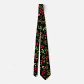 Berries Pattern Stropdas (Achterkant)