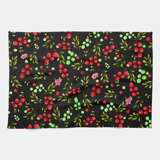 Berries Pattern Theedoek (Horizontaal)