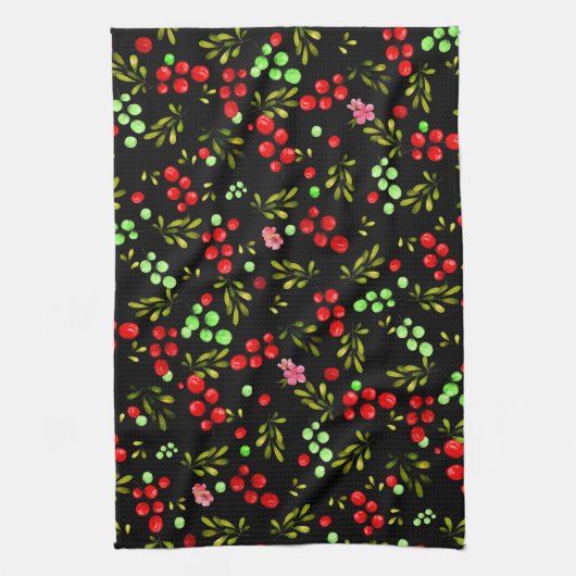 Berries Pattern Theedoek (Verticaal)