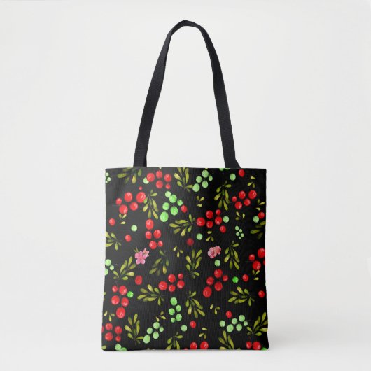 Berries Pattern Tote Bag (Voorkant)