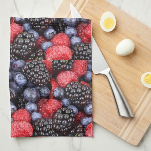 Berries Theedoek (Quarter Fold)