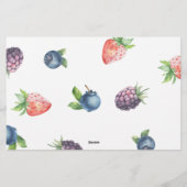 Berries - Vrijgezellenfeest Advies en Wensen Briefpapier (Achterkant)