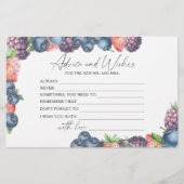 Berries - Vrijgezellenfeest Advies en Wensen Briefpapier (Voorkant)