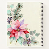 Berries Watercolor Floral Notebook Notitieboek (Achterkant)