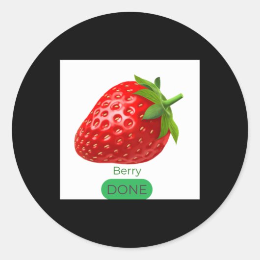 Berrry Done Sticker (Voorkant)