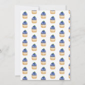 Berry 1e bosbes verjaardag kaart (Achterkant)