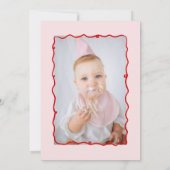 Berry 1e Hand Getrokken Aardbei Foto Verjaardag Kaart (Achterkant)