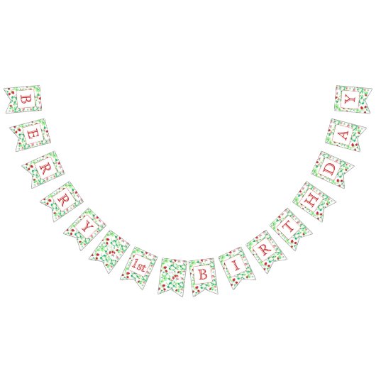 Berry 1e Verjaardag Banner (Alle)