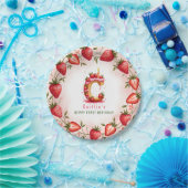 Berry 1e Verjaardag Bord Letter C Cake Design (Feest)