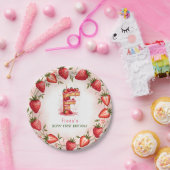 Berry 1e Verjaardag Bord Letter F Cake Design (Feest)