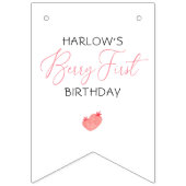 Berry 1e verjaardag Bunting Vlaggen Vlaggetjes (Tweede vlag)