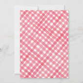 Berry 1e verjaardag Strawberry Girl's 1e verjaarda Kaart (Achterkant)