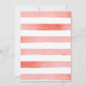 Berry 1e verjaardag uitnodiging, Meisje eerste ver Kaart (Achterkant)