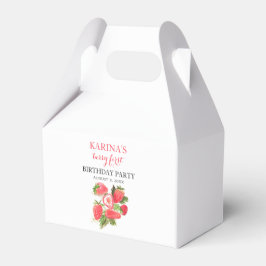 Berry 1e Verjaardagsfeest Aardbeienfruit Zomer Bedankdoosjes