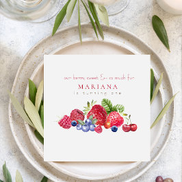 Berry 1e verjaardagsfeestje Berry Sweet Servet