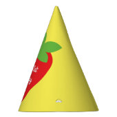 Berry 1st Birthday Cute Strawberry Colorful Mod Feesthoedjes (Rechts)