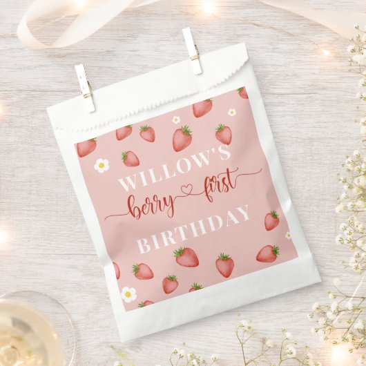 Berry 1st Birthday Party Favors – Sweet Keepsakes Bedankzakje (Geknipt)