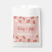 Berry 1st Birthday Party Favors – Sweet Keepsakes Bedankzakje (Voorkant)