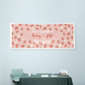 Berry 1st Birthday Strawberry Thema Banner (Beurs)