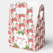 Berry 2nd Birthday Strawberry Party  Bedankdoosjes (Geopend)