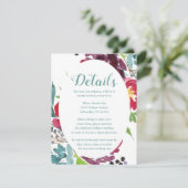 Berry Adoration Informatiekaartje (Staand voorkant)