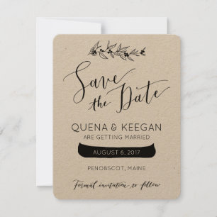 Berry and Canoe Save the Date