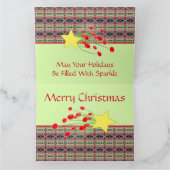 Berry and Stars Holiday Kaart (Binnen)