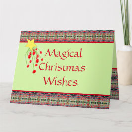 Berry and Stars Holiday Kaart