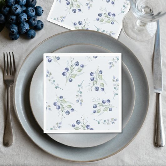 Berry Baby shower Papier servet