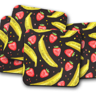 Berry & Banana Bliss Onderzetter Fruit Onderzett