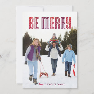 Berry Be Merry Holiday Card Feestdagenkaart