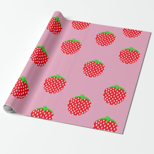 Berry Beauful Summer Cadeaupapier (Uitgerold)