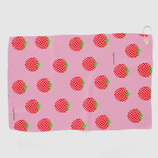 Berry Beauful Summer Golfhanddoek (Horizontaal)