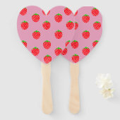 Berry Beauful Summer Handwaaier (Voorkant en achterkant)