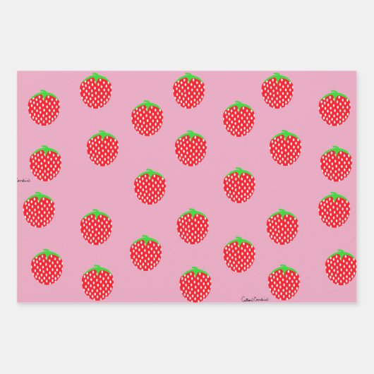 Berry Beauful Summer Inpakpapier Vel (Voorkant 2)