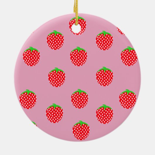 Berry Beauful Summer Keramisch Ornament (Achterkant)
