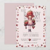 Berry Berry Sweet Verjaardag Kaart (Voorkant / Achterkant)