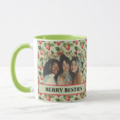 Berry Besties Groene en Rode Vrienden Foto Mok (Links)