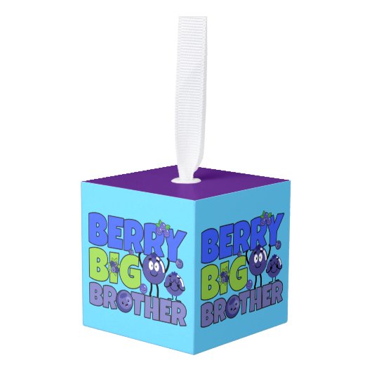 Berry Big Brother - Zus Blueberry Pun Decoratie (Voorkant hoekig)