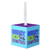 Berry Big Brother - Zus Blueberry Pun Decoratie (Achter hoekig)