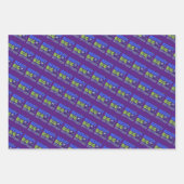 Berry Big Brother - Zus Blueberry Pun Inpakpapier Vel (Voorkant 3)