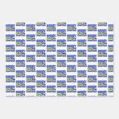 Berry Big Brother - Zus Blueberry Pun Inpakpapier Vel (Voorkant 2)